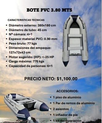 Productos - Botes inflables